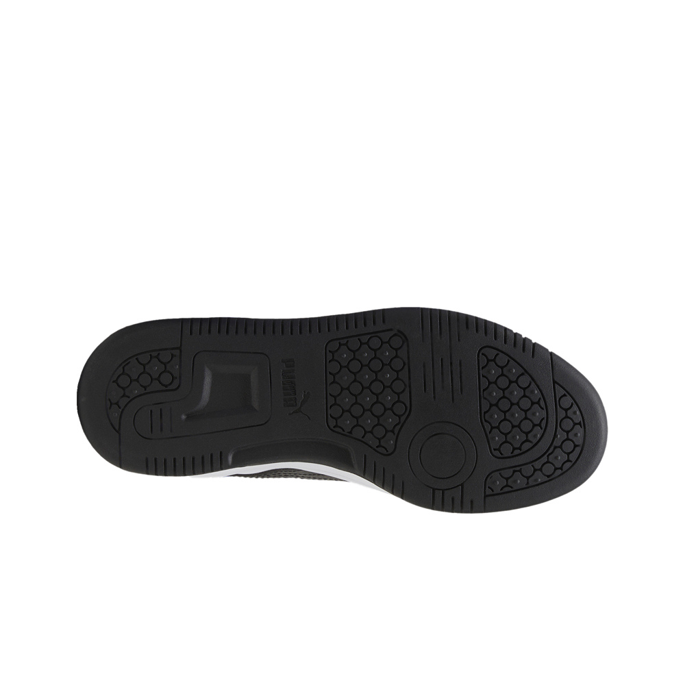 Puma zapatilla moda niño Puma Rebound V6 Mid Jr vista trasera