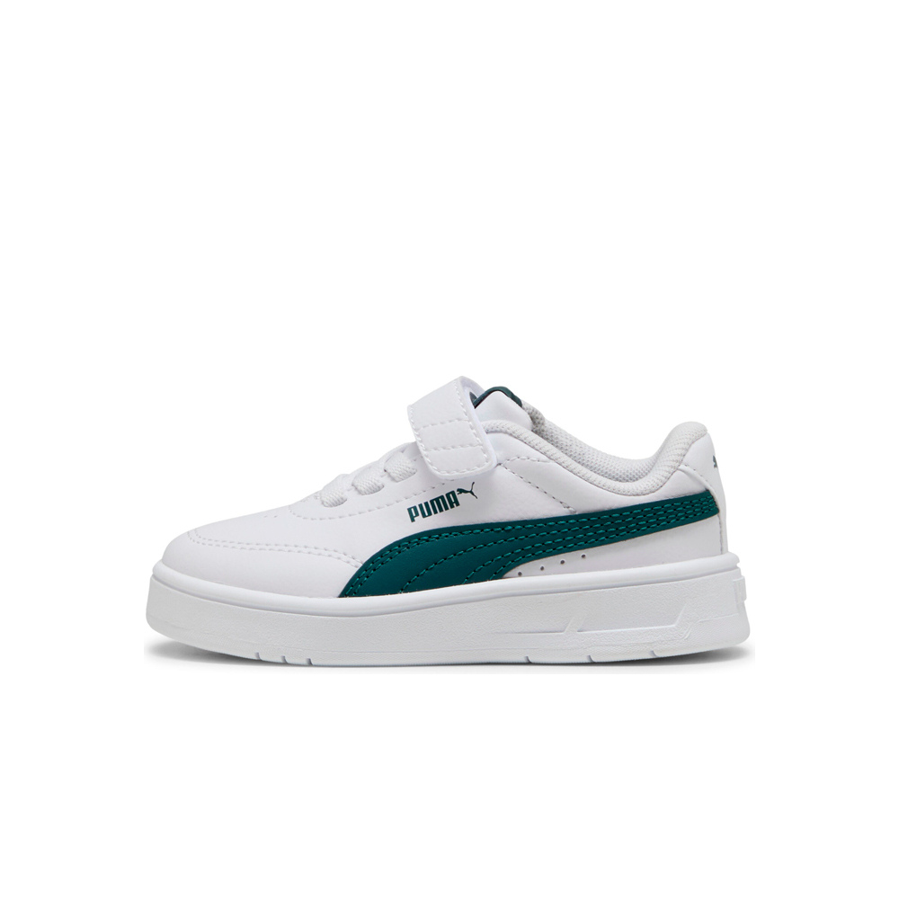 Puma zapatilla multideporte bebe Court Classic Clean lateral exterior