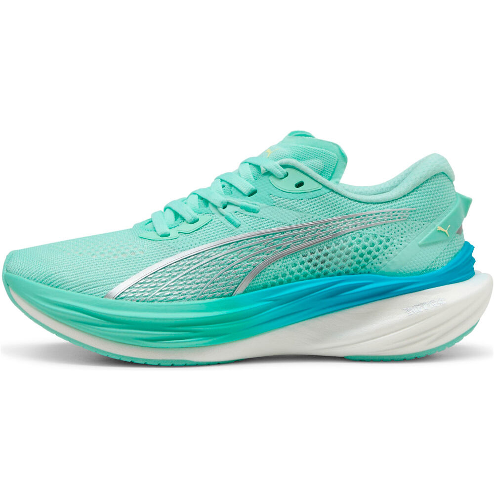 Puma zapatilla running mujer Deviate NITRO 3 Wns lateral exterior