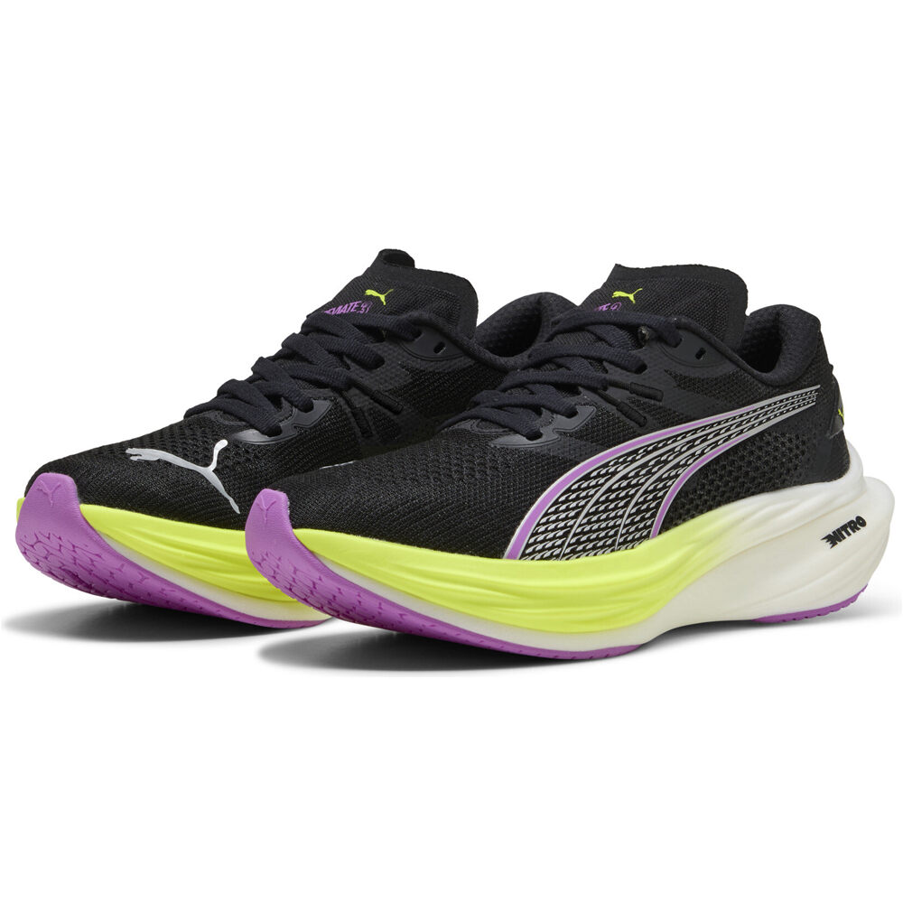 Puma zapatilla running mujer Deviate NITRO 3 Wns lateral interior