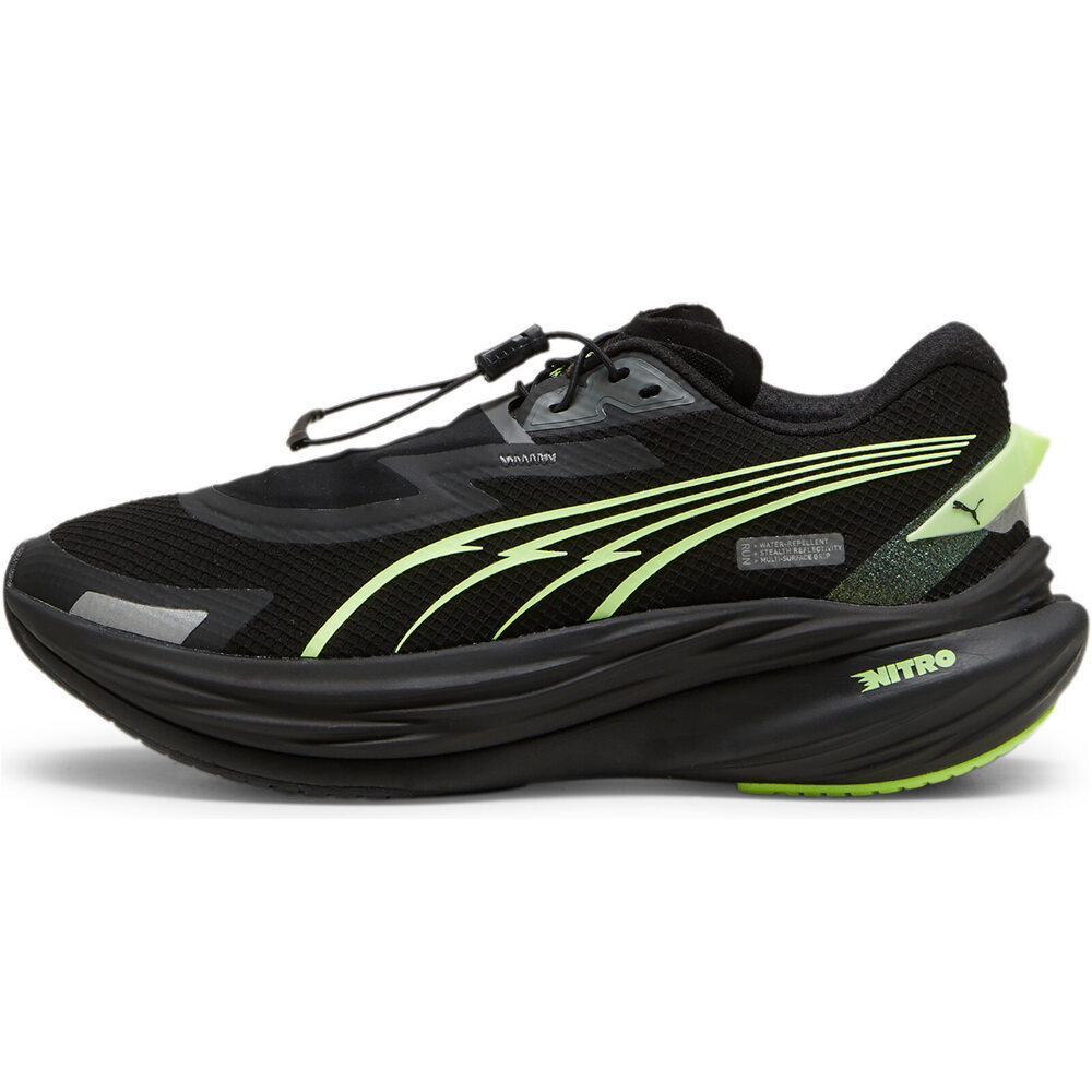 Puma zapatilla running mujer Deviate NITRO 3 WTR+ lateral exterior
