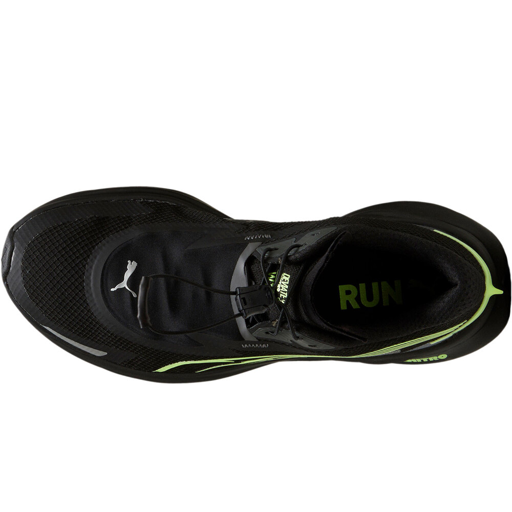 Puma zapatilla running mujer Deviate NITRO 3 WTR+ vista superior