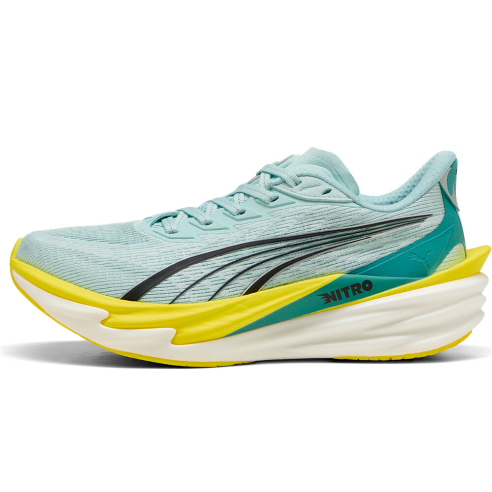 Puma zapatilla running mujer Deviate NITRO 4 Wns lateral exterior