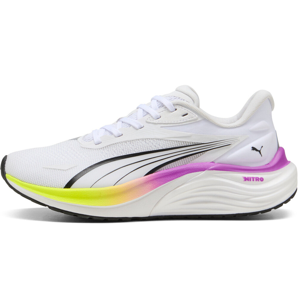 Puma zapatilla running mujer Electrify NITRO 4 Wn lateral exterior