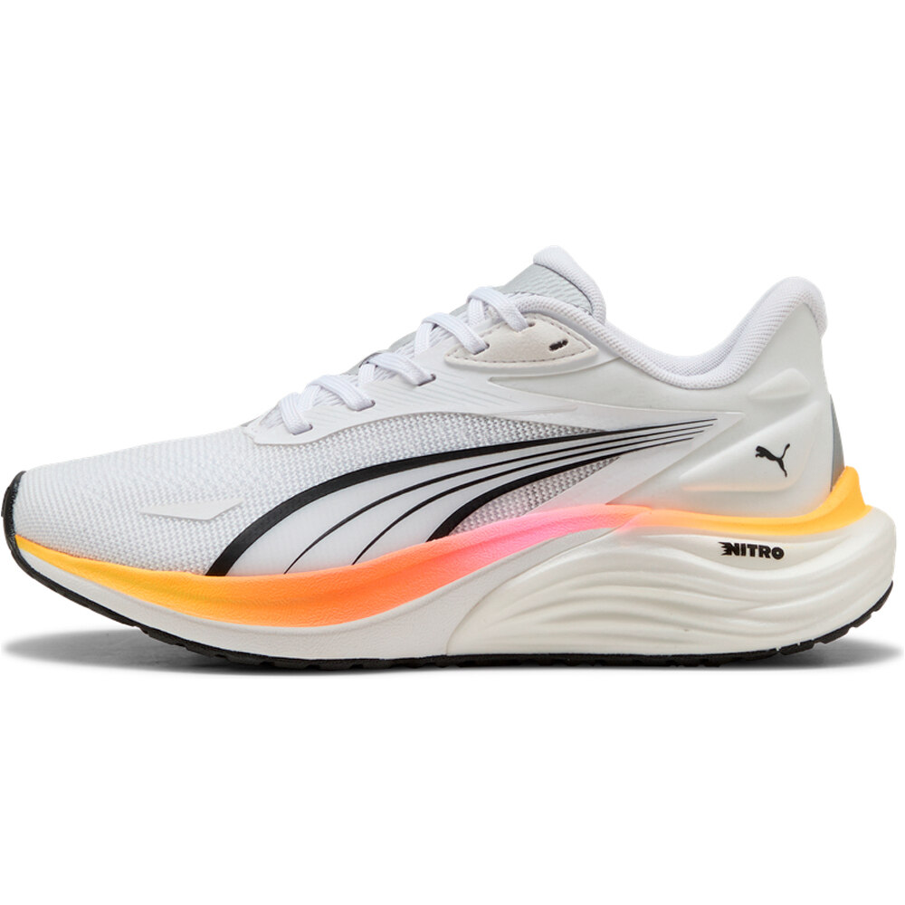 Puma zapatilla running mujer Electrify NITRO 4 Wn lateral exterior