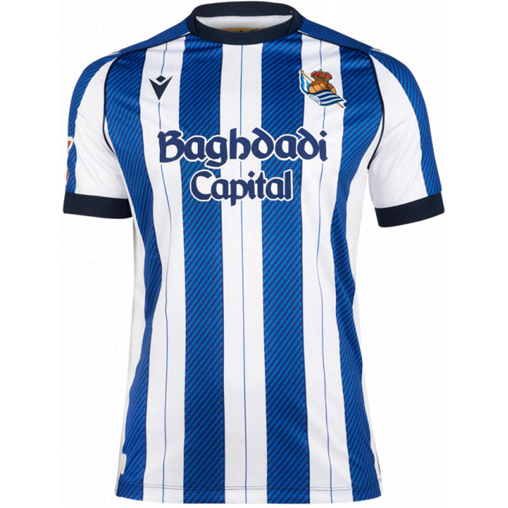Real Sociedad camiseta de fútbol oficiales niño R.SOCIEDAD 26 H JSY Y vista frontal