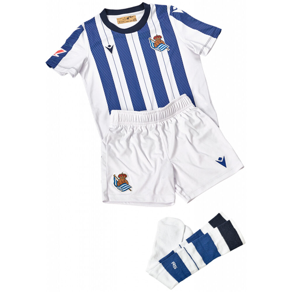 Real Sociedad equipación fútbol niño R.SOCIEDAD 26 H MINI vista frontal