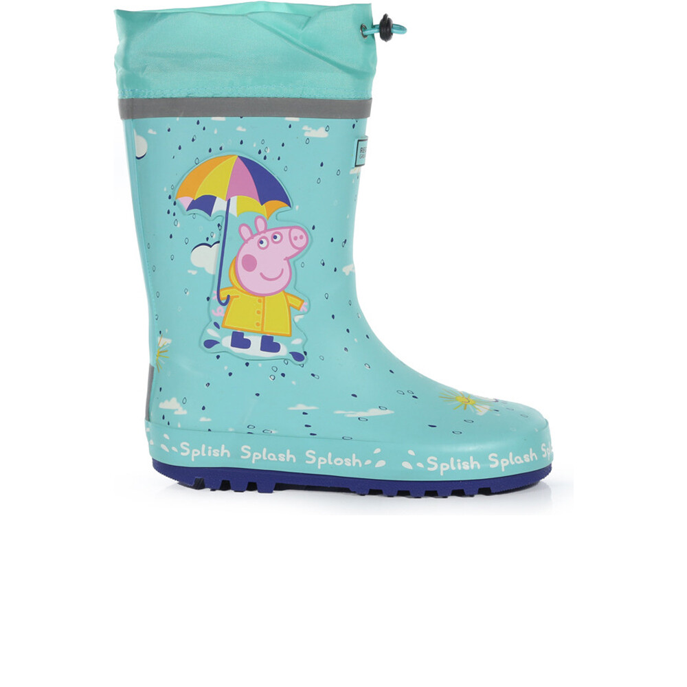Regatta bota agua niño PeppaSplash Welly lateral exterior
