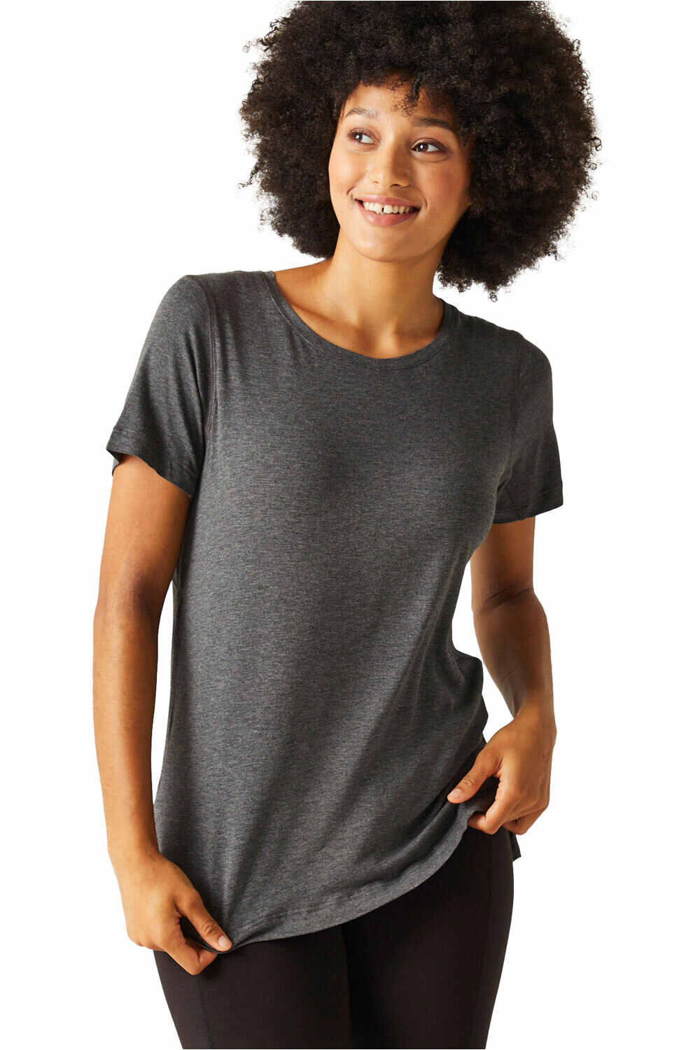 Regatta camiseta montaña manga corta mujer Ballyton vista frontal