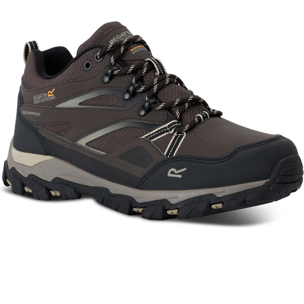 Regatta zapatilla trekking hombre Holcombe 3 Low vista trasera