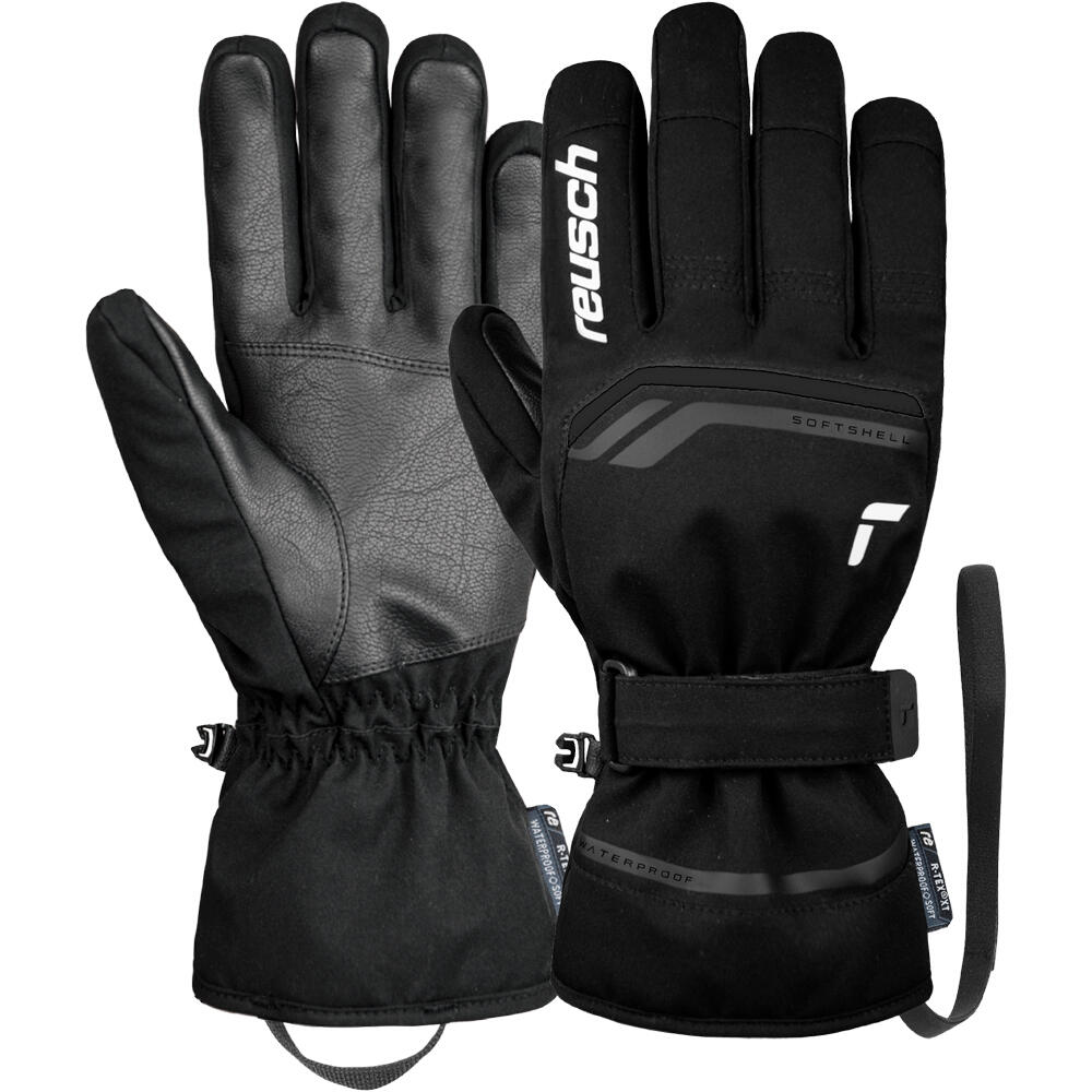 Reusch guantes esquí hombre Reusch Primus R-TEX XT black/white vista frontal