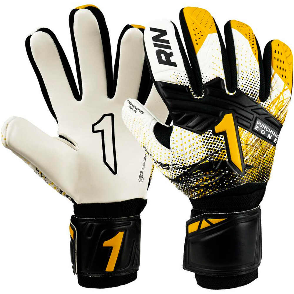 Rinat guantes portero infantil FIERA TRAINING NEOR vista frontal