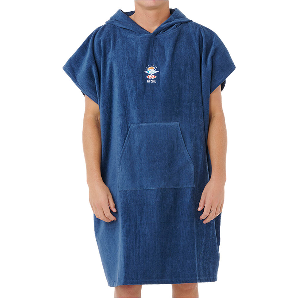 Rip Curl albornoz natación LOGO HOODED TOWEL vista frontal
