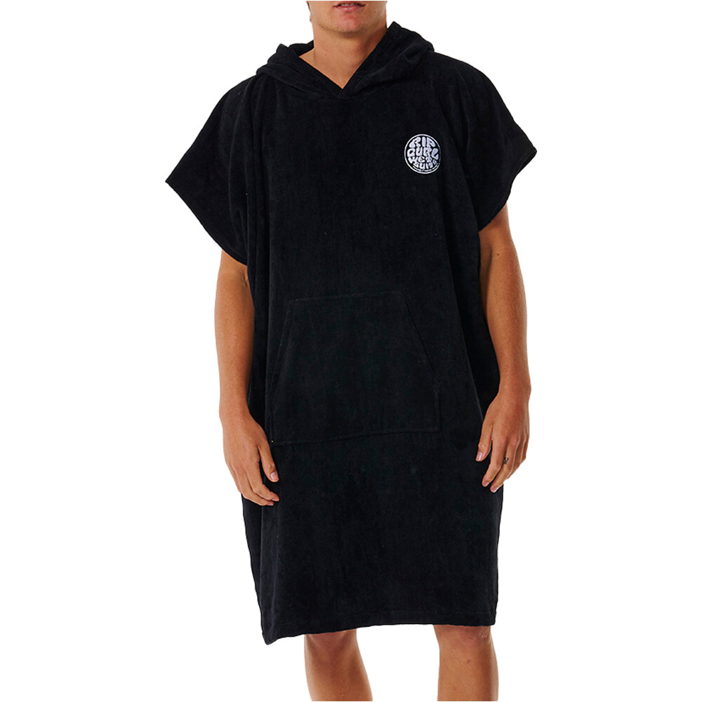 Rip Curl albornoz natación LOGO HOODED TOWEL vista frontal