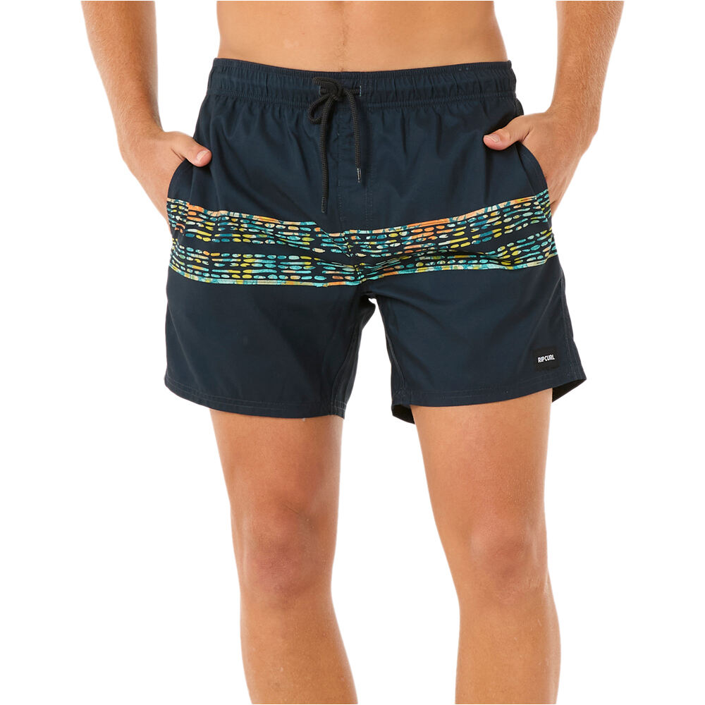 Rip Curl bañador playa hombre FRAMED VOLLEY UPDATE vista frontal