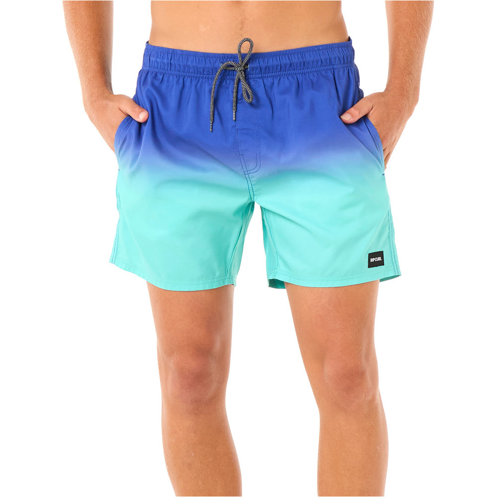 Rip Curl bañador playa hombre LAZE FADE VOLLEY vista frontal