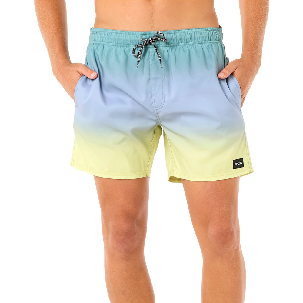 Rip Curl bañador playa hombre LAZE FADE VOLLEY vista frontal