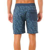 Rip Curl bañador playa hombre MIRAGE FLORAL REEF vista trasera
