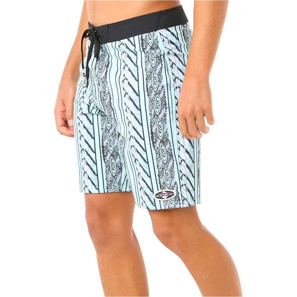 Rip Curl bañador playa hombre MIRAGE HERITIAGE VERT vista detalle