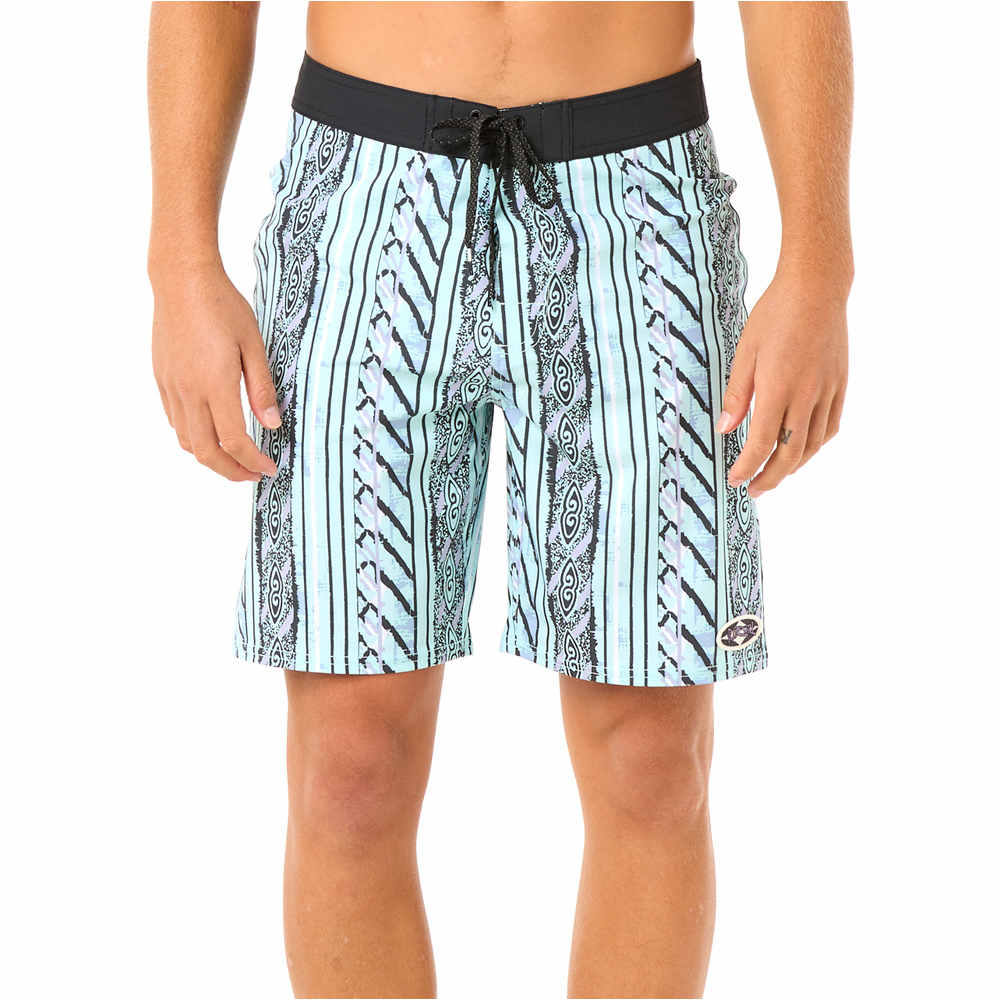Rip Curl bañador playa hombre MIRAGE HERITIAGE VERT vista frontal
