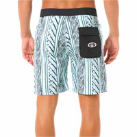 Rip Curl bañador playa hombre MIRAGE HERITIAGE VERT vista trasera