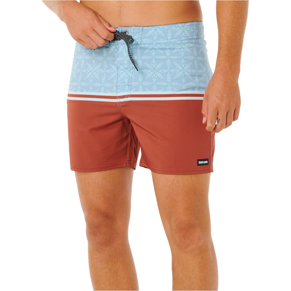 Rip Curl bañador playa hombre MIRAGE PACIFIC RINSE RETRO vista frontal