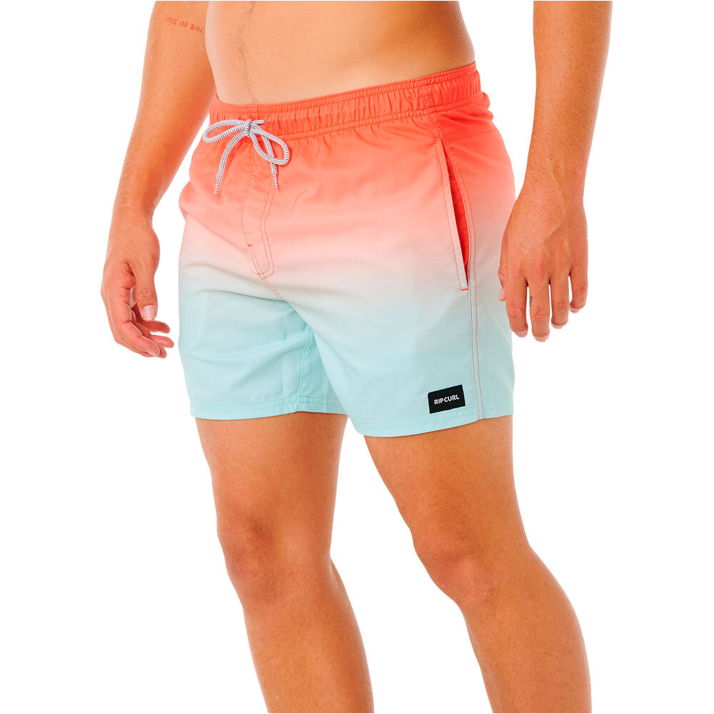 Rip Curl bañador playa hombre OFFSET FADE VOLLEY vista frontal