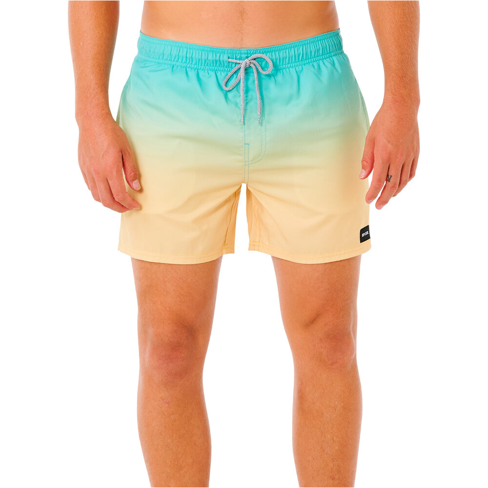 Rip Curl bañador playa hombre OFFSET FADE VOLLEY vista frontal