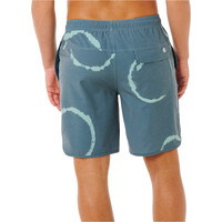 Rip Curl bañador playa hombre PACIFIC RINSE DYE VOLLEY vista trasera