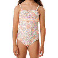 Rip Curl bañador playa niña HIDDEN TROPIC ONE PIECE-GIRL vista frontal