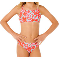 Rip Curl bañador playa niña SUNSHINE SQUAD 3P SET-GIRL vista frontal
