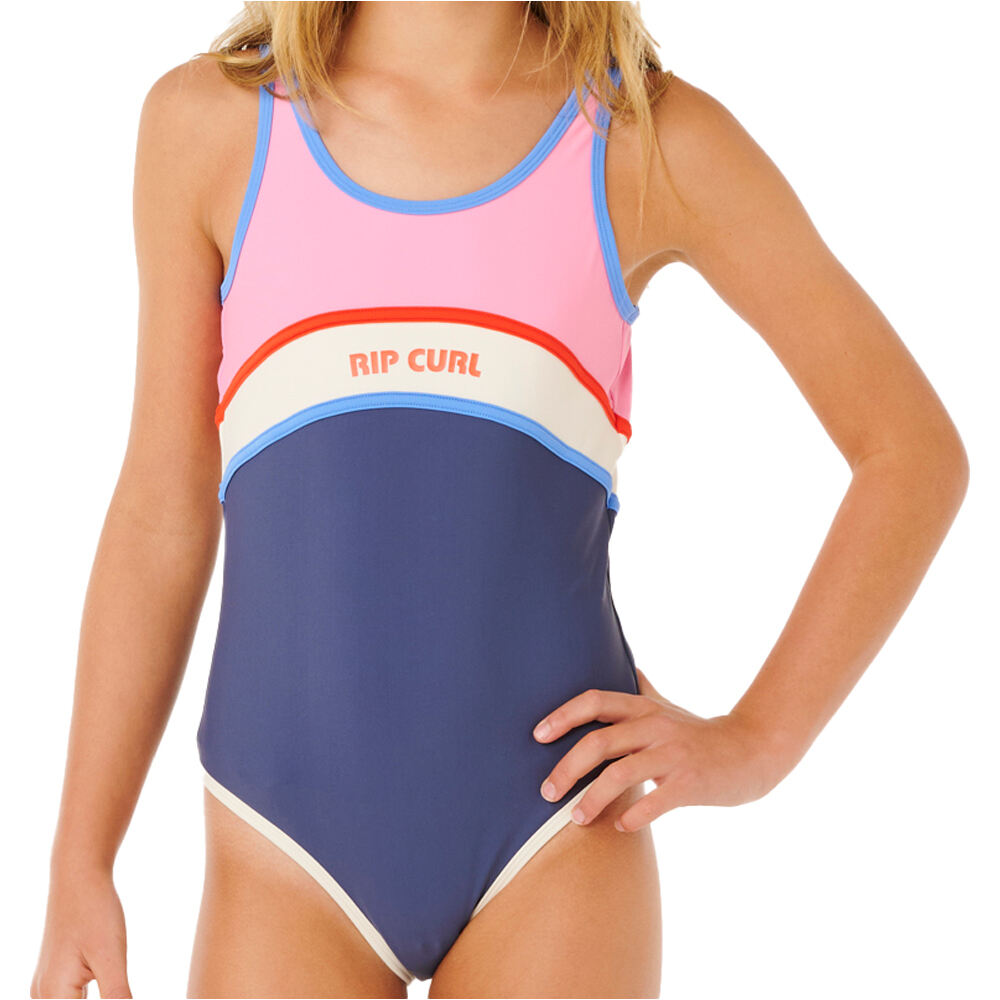 Rip Curl bañador playa niña SURF REVIVAL 1 PIECE - GIRL vista frontal