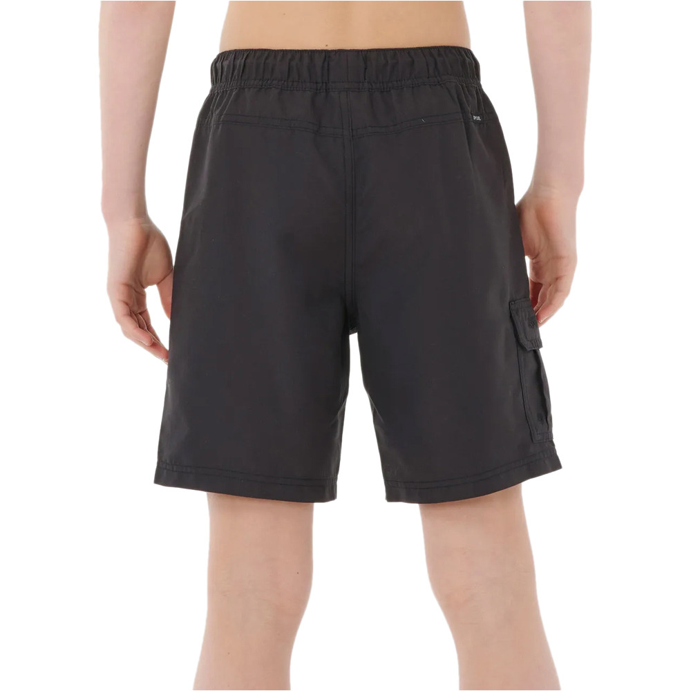 Rip Curl bañador playa niño CARGO VOLLEY BOARDSHORT -BOY vista trasera