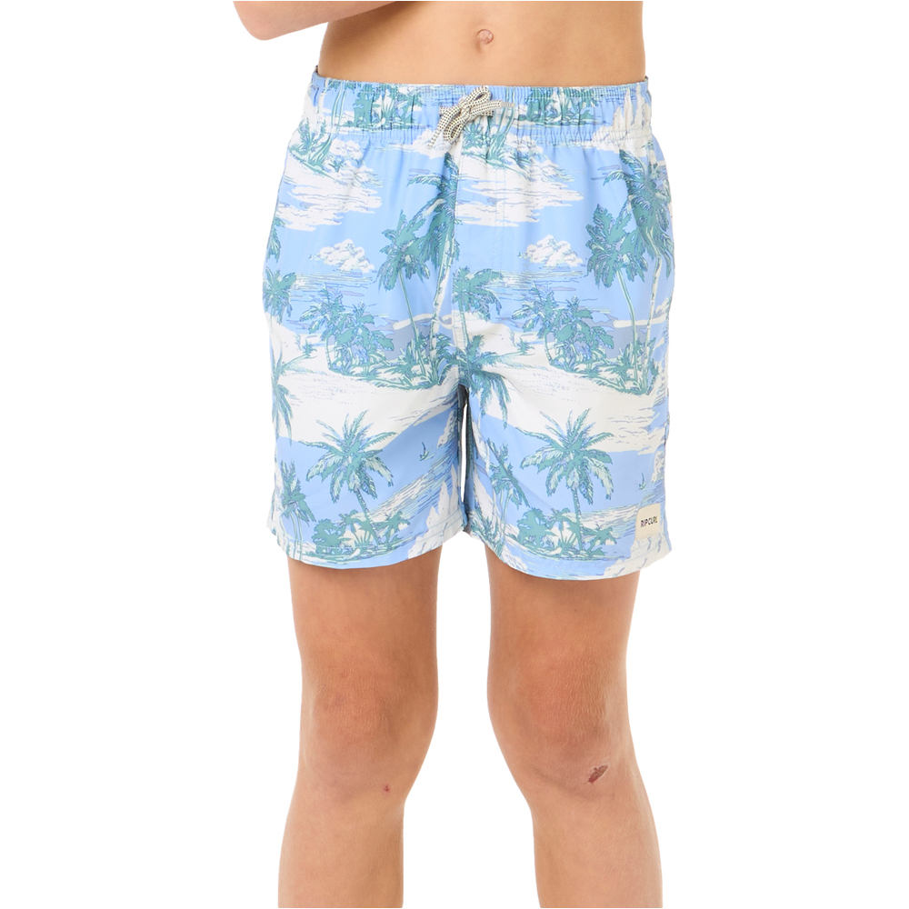 Rip Curl bañador playa niño DREAMERS VOLLEY-BOY vista frontal