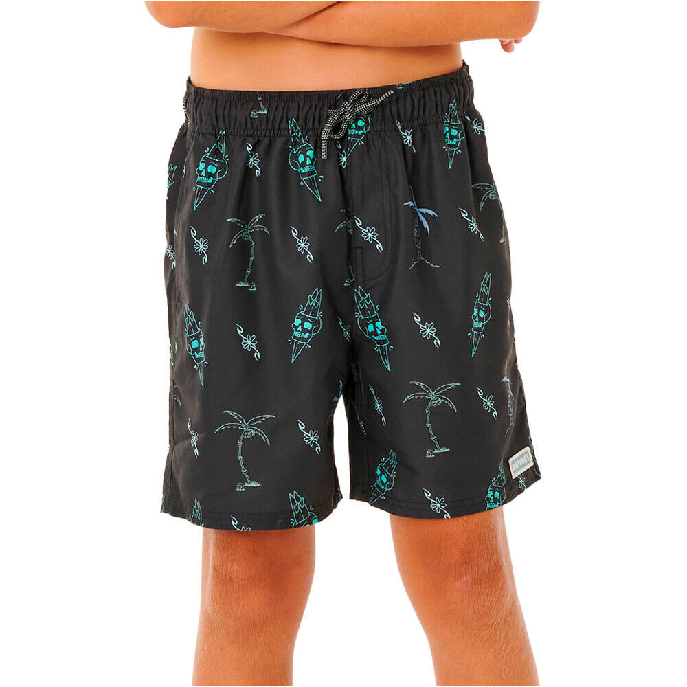 Rip Curl bañador playa niño ETERNAL SHRED MESH VOLLEY-BOY vista frontal