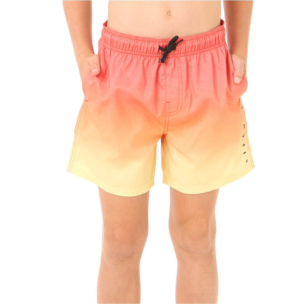 Rip Curl bañador playa niño FADE VOLLEY BOY vista frontal