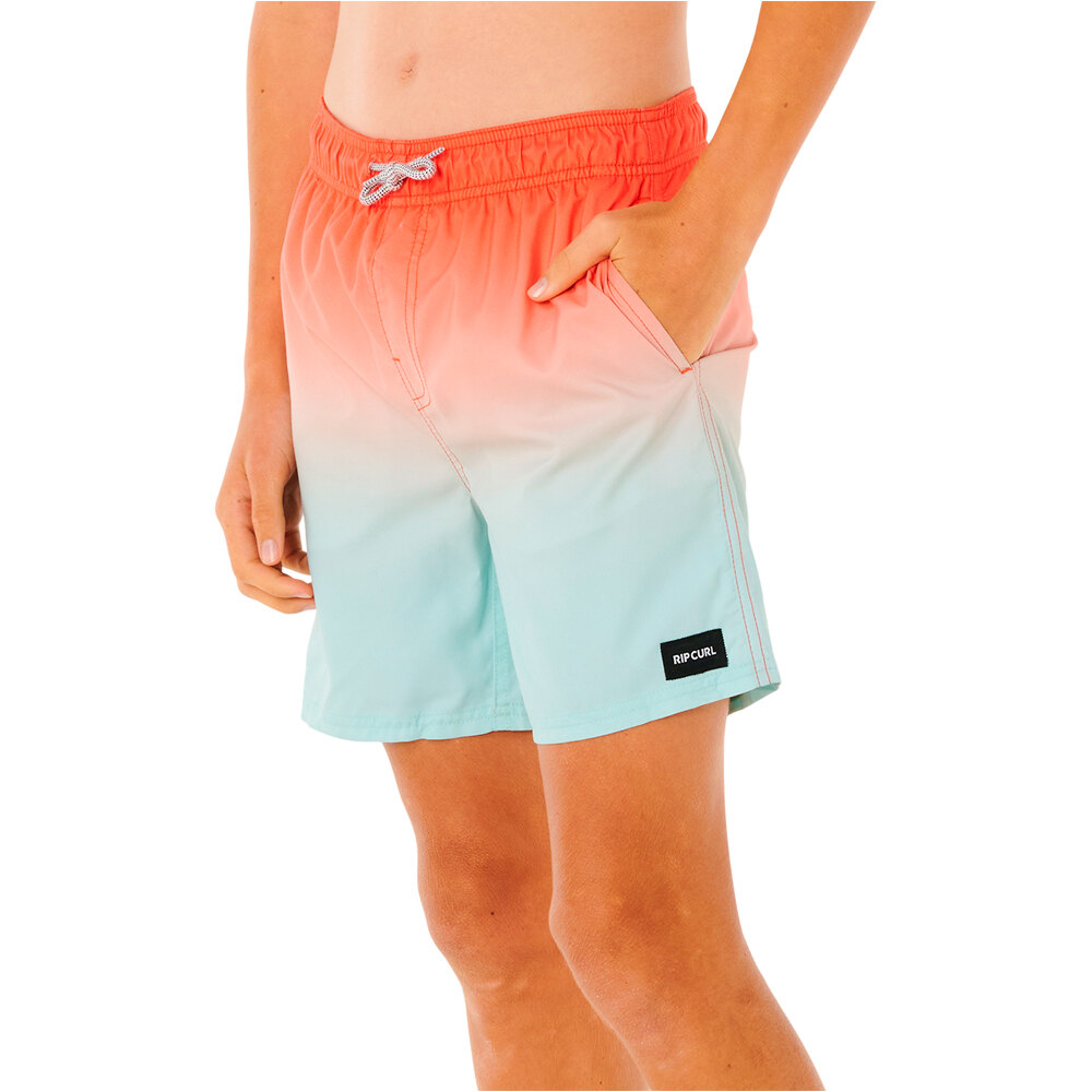 Rip Curl bañador playa niño OFFSET FADE VOLLEY-BOY vista detalle