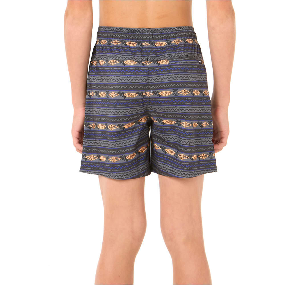 Rip Curl bañador playa niño RAW ENERGY MESH VOLLEY-BOY vista trasera