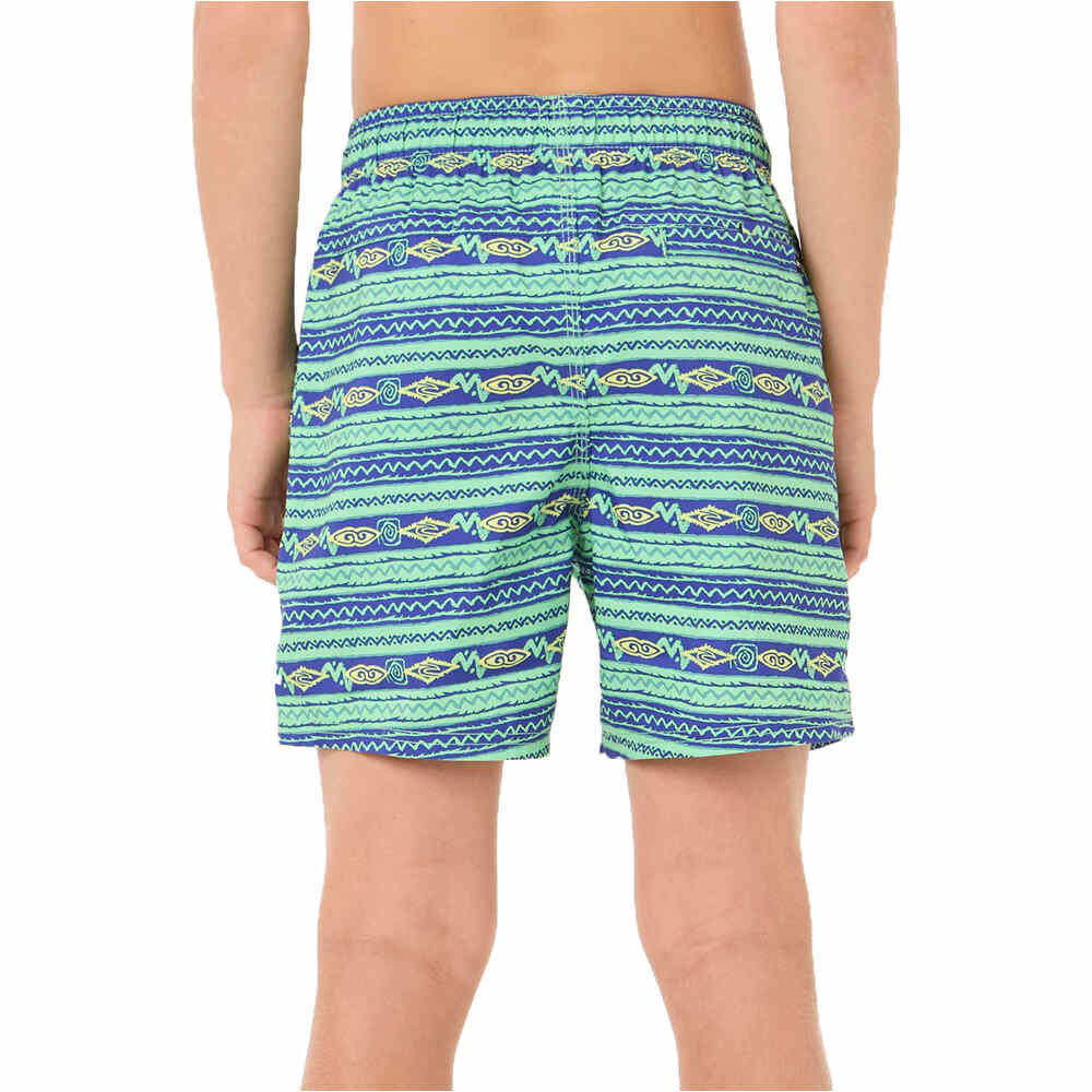 Rip Curl bañador playa niño RAW ENERGY MESH VOLLEY-BOY vista trasera