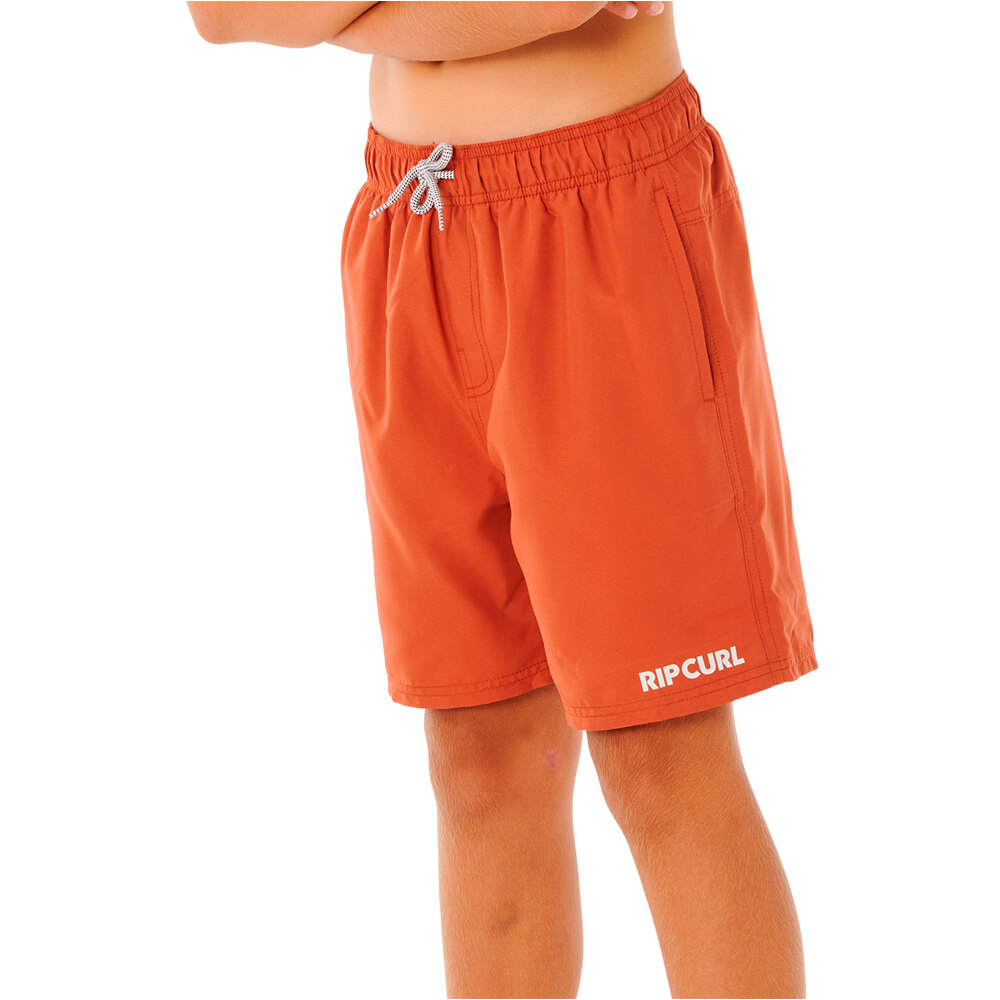 Rip Curl bañador playa niño STREAMLINE OFFSET VOLLEY-BOY vista detalle