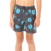 Rip Curl bañador playa niño SURF REVIVAL FLORAL VOLLEY-BOY vista frontal