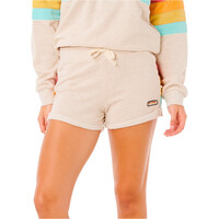 Rip Curl bermuda mujer SURF REVIVAL FLEECE SHORT vista frontal