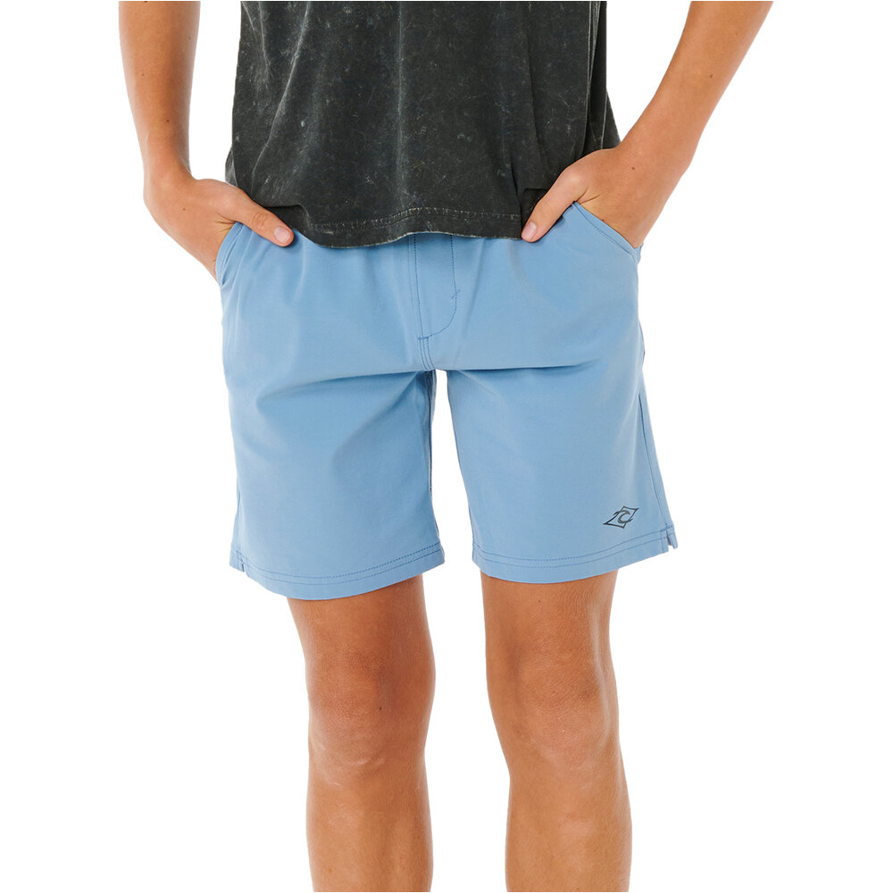 Rip Curl bermuda niño BOARDWALK PHASE VOLLEY-BOY vista frontal