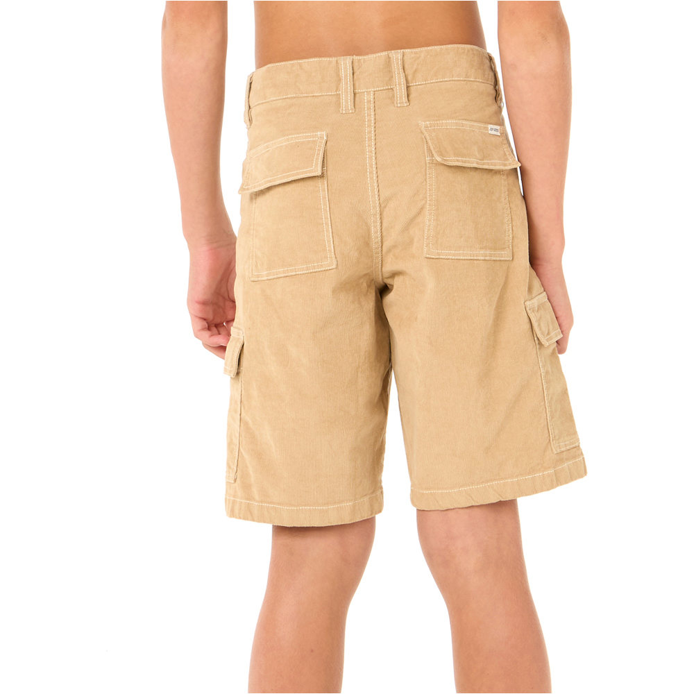 Rip Curl bermuda niño CLASSIC SURF CORD CARGO -BOY vista trasera