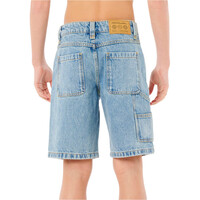 Rip Curl bermuda niño HYPED UP DENIM WALKSHORT-BOY vista trasera