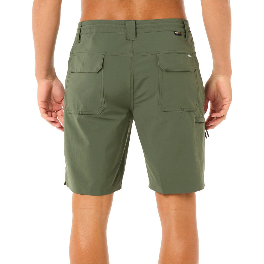 Rip Curl bermudas hombre BOARDWALK GLOBAL ENTRY vista trasera