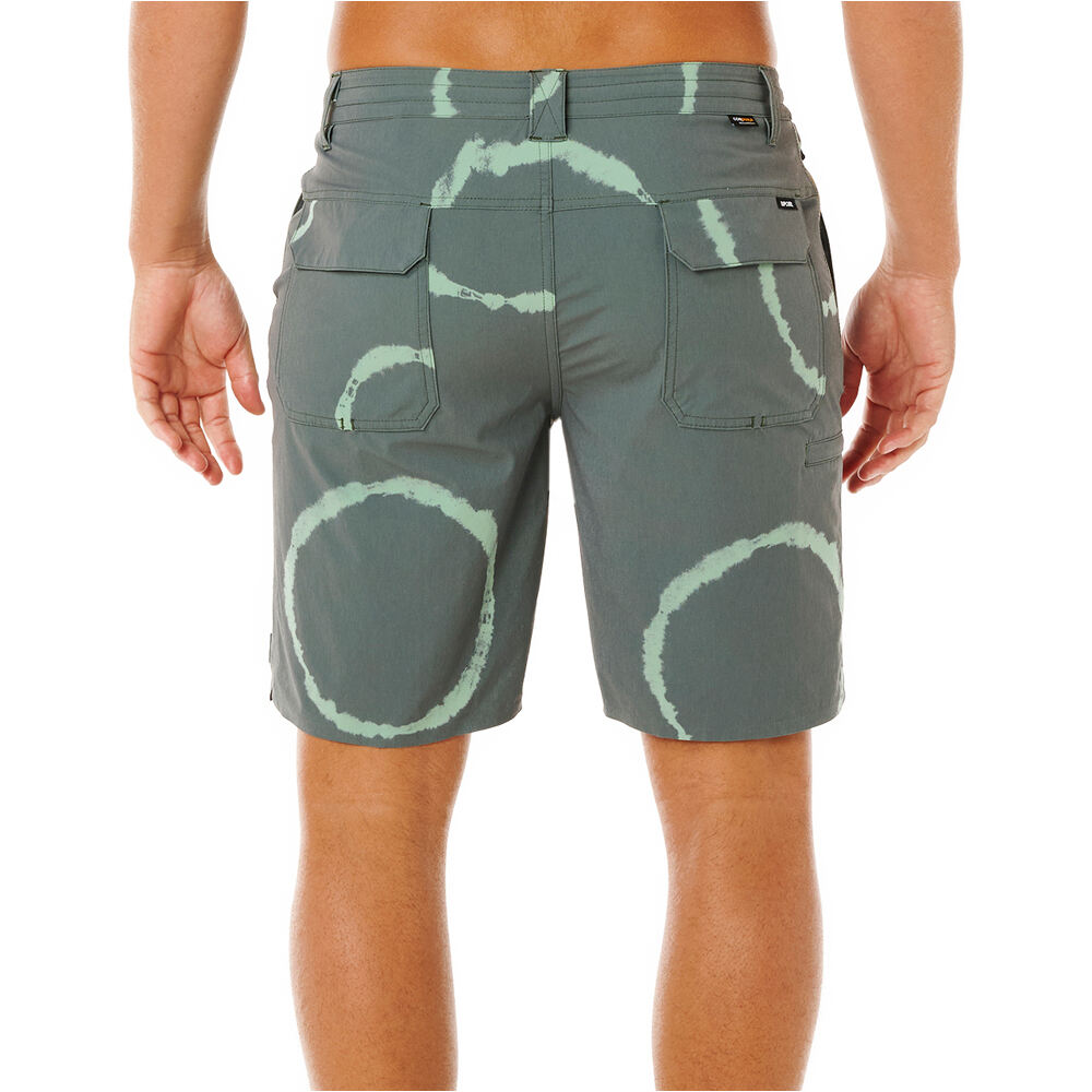 Rip Curl bermudas hombre BOARDWALK GLOBAL ENTRY vista trasera