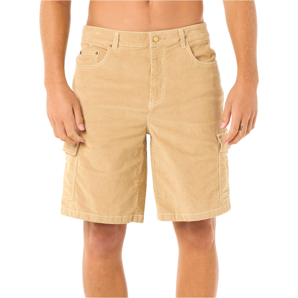 Rip Curl bermudas hombre CLASSIC SURF CORD CARGO SHORT vista frontal