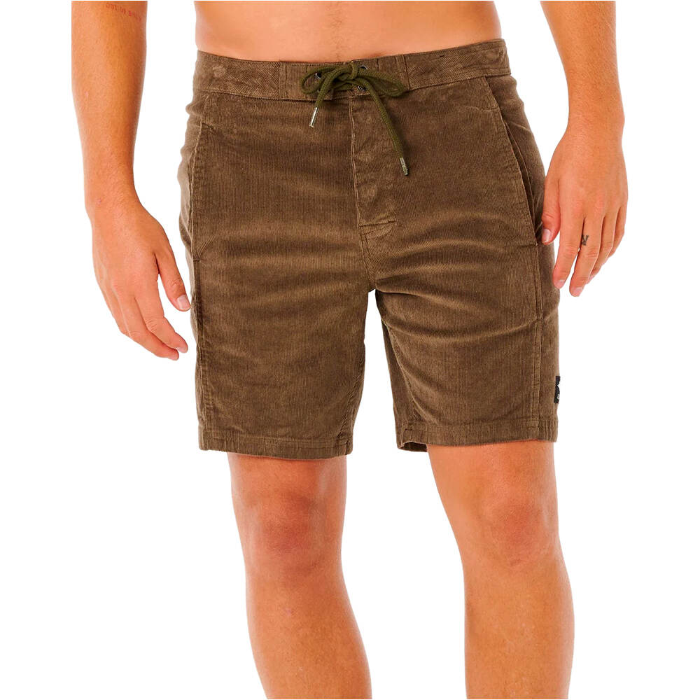Rip Curl bermudas hombre CLASSIC SURF CORD WALKSHORT vista frontal