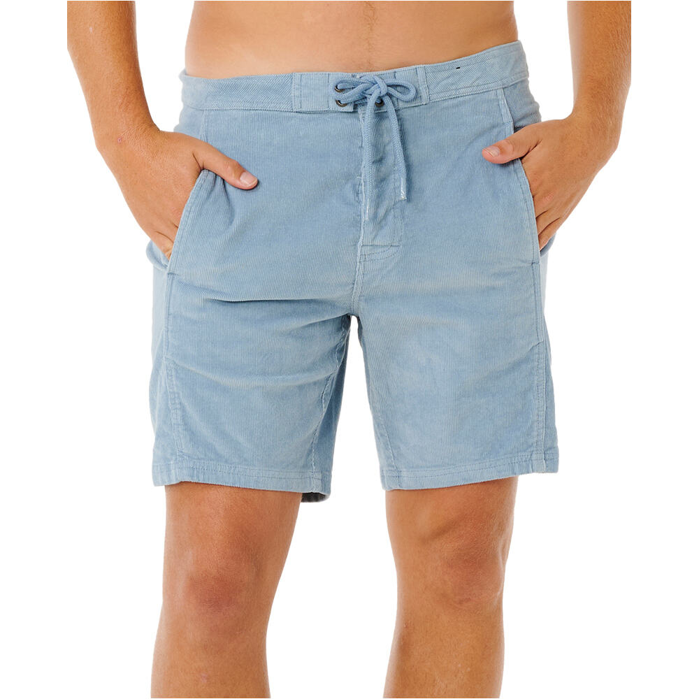 Rip Curl bermudas hombre CLASSIC SURF CORD WALKSHORT vista frontal